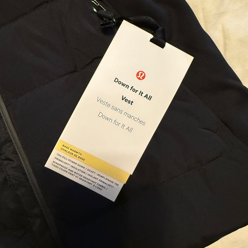 lululemon athletica Down for It All Vest in Black